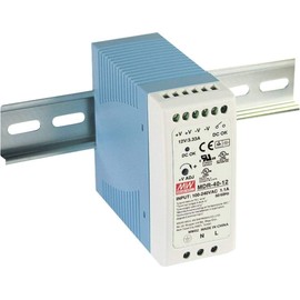 MEAN WELL MDR-40-24 - Voltage Transformer (40 x 90 x 100 mm) Blue,White