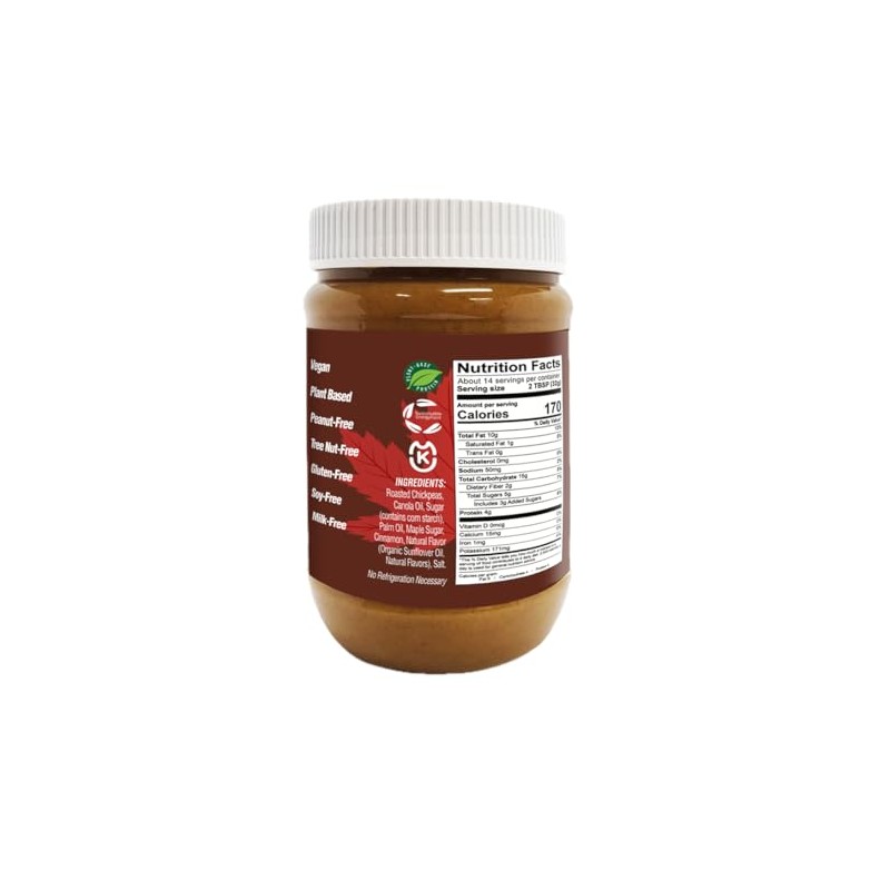 Maple Cinnamon Chickpea Butter Spread (16 Oz)