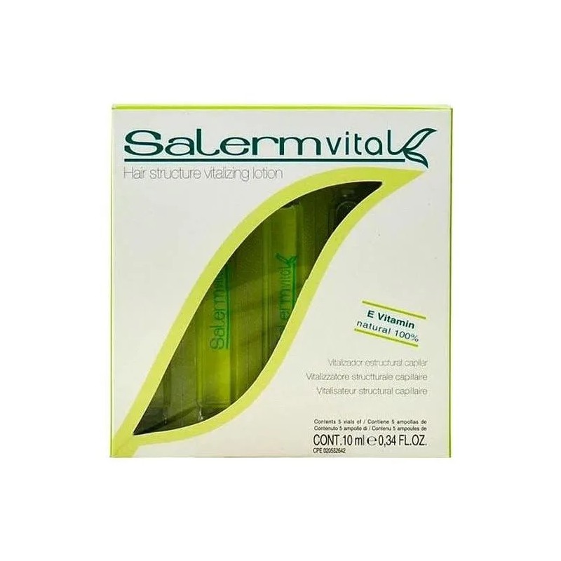 Salerm Vitamina E Vital Caja De 4 Ampolletas De Reparación