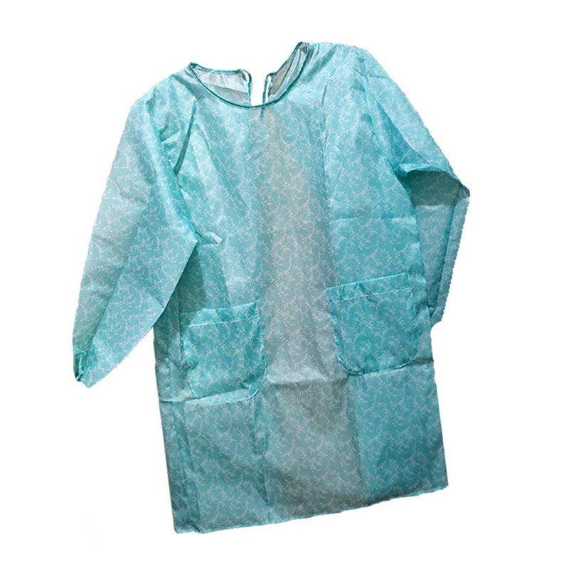 FOMIYES Long Sleeve Waterproof Apron, Adult Kitchen Apron, Household Apron