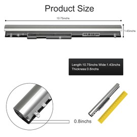 Ursulan 776622-001 HP Laptop Battery for LA04 LA03DF 15-F272WM 15-F233WM 15-F211WM 752237-001 728460-001 15-F162DX 15-F039WM 15-N210DX 15-F100DX with 2600mAh High Performance and Newer Tech Long Last