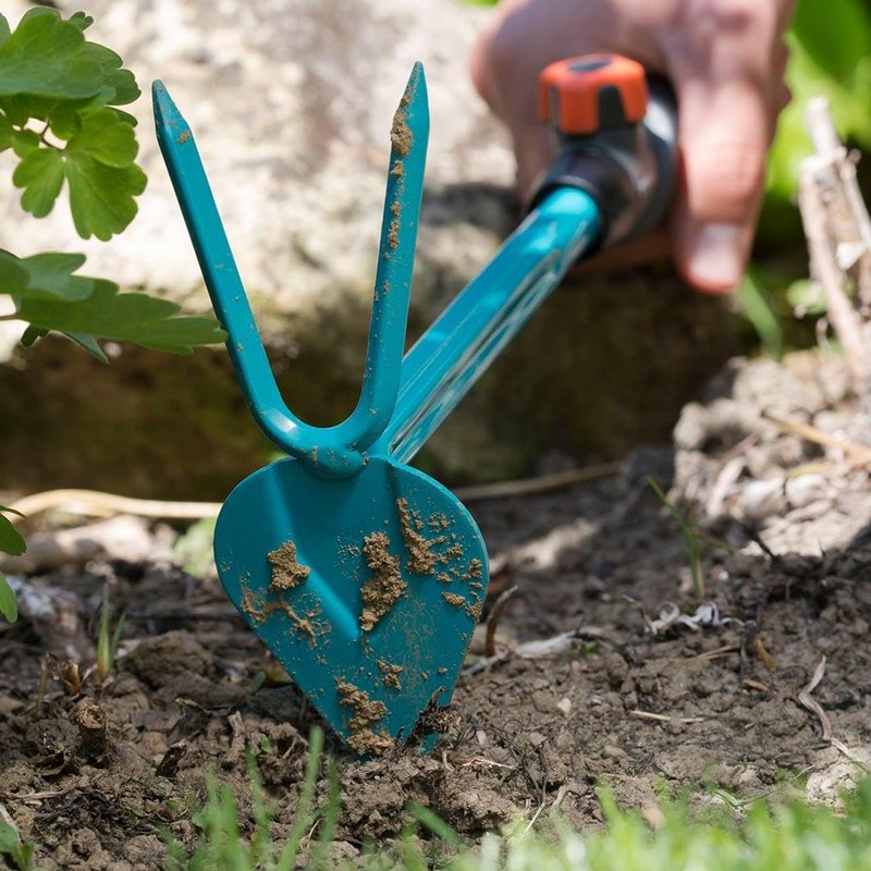 Gardena 3215-20 Hoe, 2 Claws, Heart Shaped Blade, Combination System,