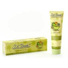 Dr. Bauer's Fruits of Love Citrus Island Toothpaste, Toothpaste in Sustainable 90 ml Tube and Packaging, with Great Flavours, Pack of 2 (2 x 90 ml)