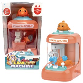 Leftfield Toys My Kawaii - Dolphin Mini Claw Machine - Fun & Interactive Toy Crane Game for Kids - Cute Dolphin Design and Party Games