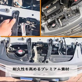 Push Rivets, 0.3 inches (8 mm), Set of 50, Nylon, Automotive Clips, Bumper Cover, Engine Room, Interior, Exterior, Nissan, Mitsubishi, Suzuki, Honda, Daihatsu, Black