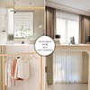 Businey 24 Pack Curtain Rings 50mm Bronze Metal Curtain Rings
