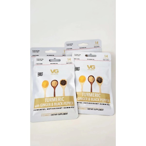 vita globe Turmeric with Ginger & Black Pepper Powerful Antioxidant