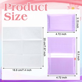 PerKoop 100 Pack Pocket Tissues Travel Slim Packs Small Facial Tissues Wallet Size Toilet Paper for Travel Guest Wedding Supplies, 4 Styles (Morandi Style)