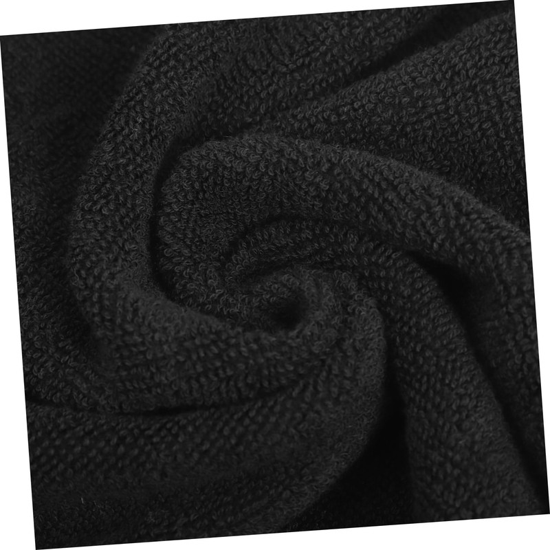 Mikinona 2pcs Salon Quality Hair Towels Fast Drying Black Hair