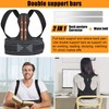 Aollop Posture Corrector Men Back Brace Back Support with Breathable