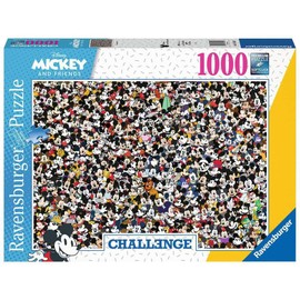 Ravensburger Mickey Challenge 1000 Piezas Rompecabezas para Adultos – Cada Pieza es única, tecnología Softclick Significa Que Las Piezas encajan Perfectamente