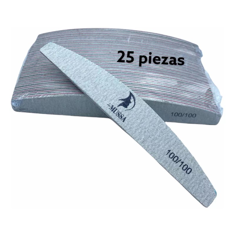 Lé Mussa Lima Para Uñas 100/100 De Grano X 20