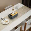 Hosoncovy Hollow Table Runner Non-slip Decorative PVC Table Mats Placemat