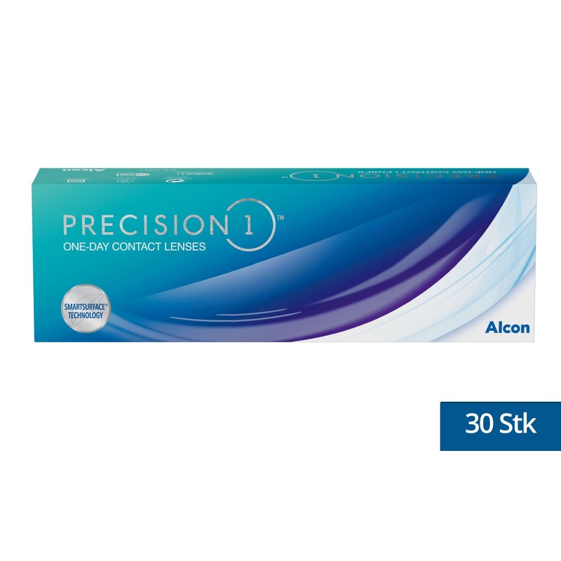 PRECISION1 Soft Day Lenses, Pack of 30, BC 8.3 mm,