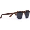 Proudly Canadian: Round Panto Sunglasses Mens & Women | Walnut-Maple-Walnut