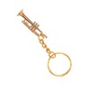 Trumpet Key Chain Pendant Metal Brass Fashionable Stylish Musical Instruments