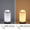 inShareplus E12 LED Bulbs, 12 Pack - Daylight 6000K, 16W