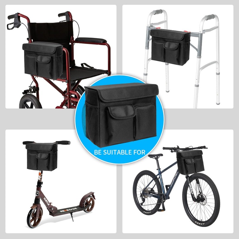 BOHEMIABY Electric Scooter Basket - Convenient Mobility Scooter Bag With