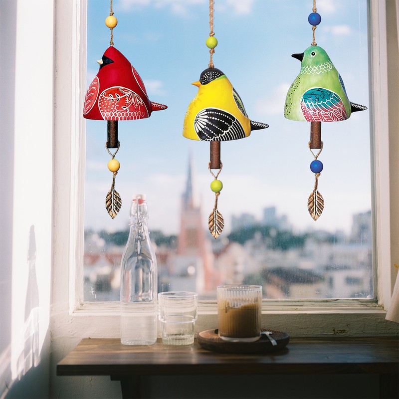Ceramic Wind Chimes Chinese Innovative Lucky Hanging Bell Wind Chime