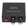 2 Channel Amplifier 1 Input 2 Output Active Stereo Audio