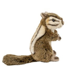 Teddys Rothenburg Chipmunk Stripe 30 cm (17 cm without Tail) Uni-Toys Soft Toy Cuddly Toy Baby Children Toy Squirrel