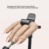 Nail Practice Hand Soft Silicone Mannequin Hand with Adjustable Clamp