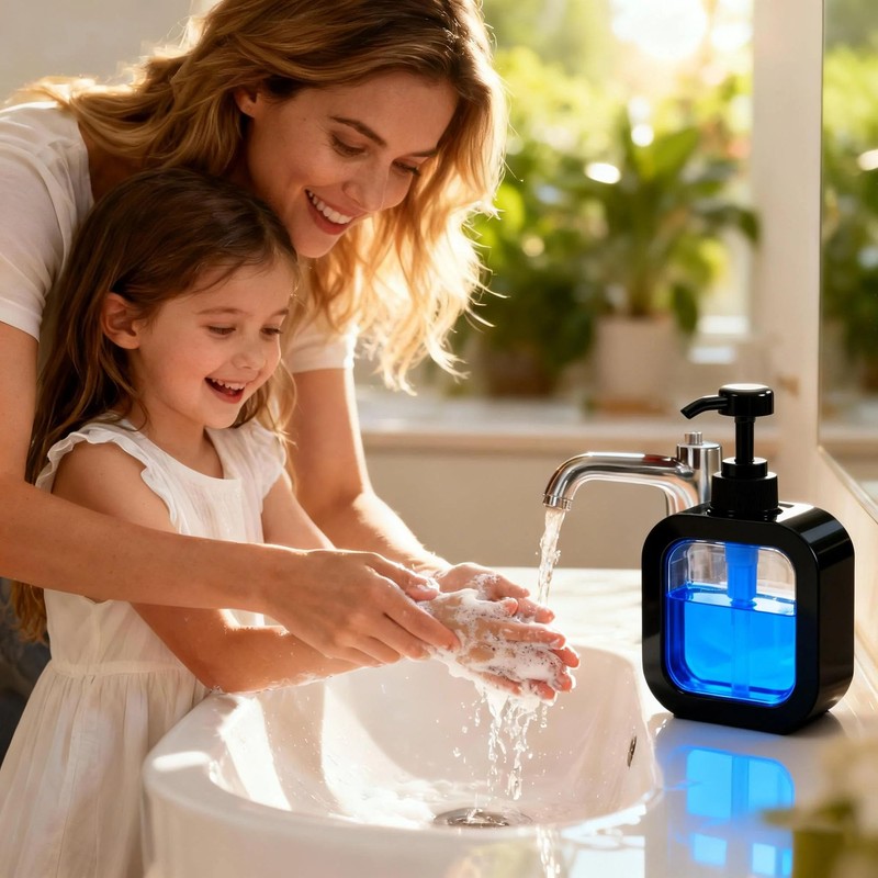 10oz Soap Dispenser, Plastic Leak-Proof, Refillable