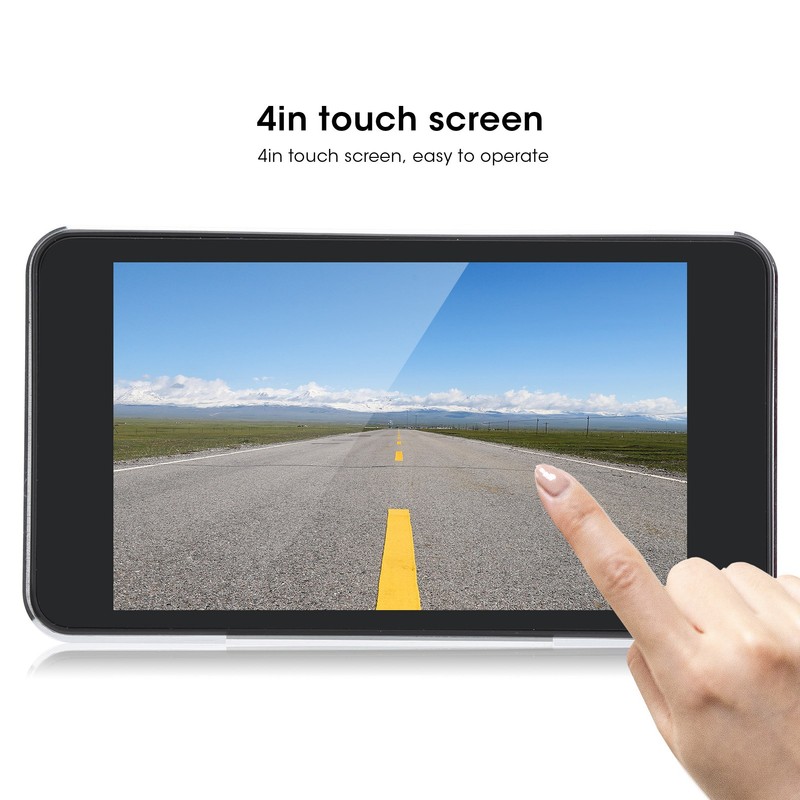 4in DVR Driving Recorder 1080P HD Dual Lens Camera LCD