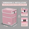 KNODEL Car Trash Can, Waterproof Car Garbage Can, Car Trash