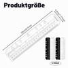 Pack of 4 Bookmark Ruler, A5 Page Marker Ruler, Folder,