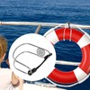 Yacht Life Buoy Holder Stainless Steel Safety Lifebuoy Horseshoe Bracket