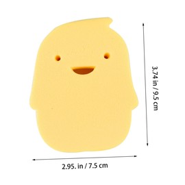 PACKOVE 2pcs Bath Sponge Body Rubbing Scrubber Sponge with Cartoon Design for Gentle Skin Cleaning High Water Absorption Suitable for Shower