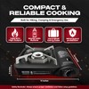 Chef Master Portable Butane Camping Stove, Piezo Ignition 7,650 BTU