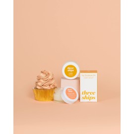 Three Ships Lip Treatment Kit - Buttercream Hydrating Lip Mask and Vanilla Lip Exfoliator – Soothing Natural Lip Care for Dry, Damaged Lips – As Seen on Dragons’ Den, 2 x 15g