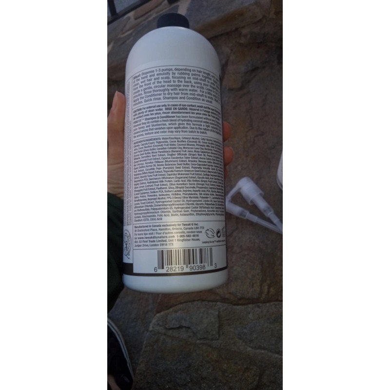 Tweak'd by Nature Restore Pure F.F. Shampoo & Conditioner 33.8