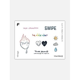 instant love tattoo sticker / instant love 타투 스티커