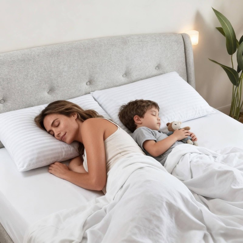 Gooeb Squishy Flat Bed Pillows Standard Size Set of 2