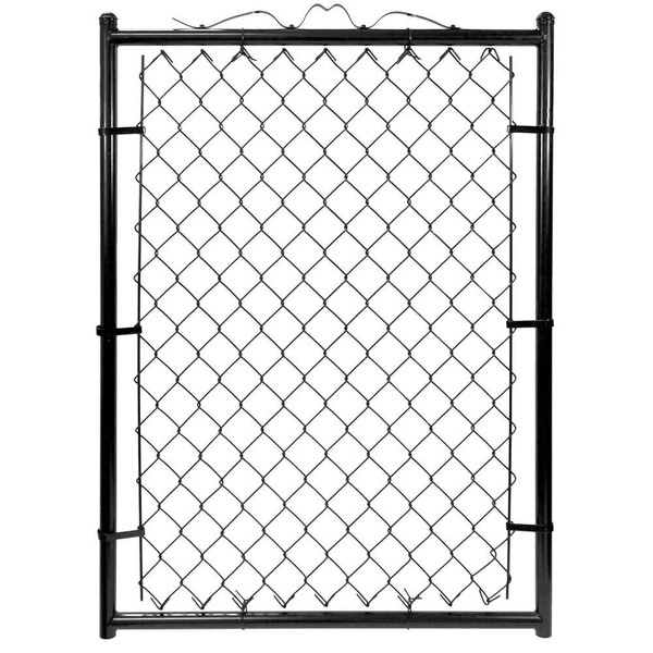 Fit - Right 4'x24"72" Galvanized Steel Chain Link Fence Adjustable