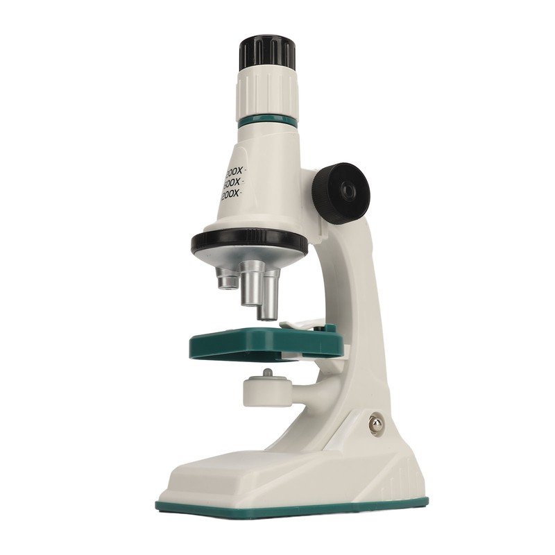 Kids Microscope Science Kit 200 to 1200X Magnification Flexible Angle