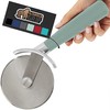 Gorilla Grip Large Pizza Cutter Wheel, 9 Inch, Sharp Stainless