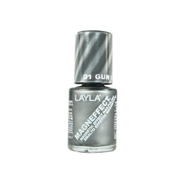 Layla Magneffect Nail Polish, Gunmetal, 1.9 Ounce