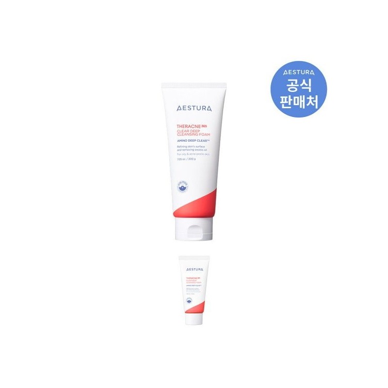 estra Aestura Terracne 365 Clear Deep Cleansing Foam 200g /