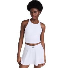 Beyond Yoga Women's Spacedye Refocus Cropped Tank, Cloud White, S