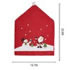 Phedrew 6Pcs Christmas Chair Covers Xmas Dining Chair Slipcovers Santa