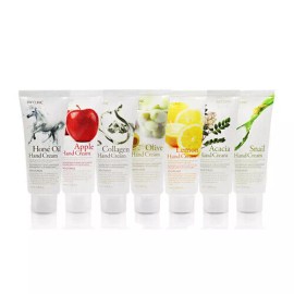 3W CLINIC Moisturizing Hand Cream Lotion- apple, lemon, collagen, olive & more - Horse Oil