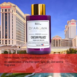 Mystic Romance Caesar Palace Aroma Oil Blend Plastic Purple Bottle 120ml, Resort Collection, Diffuser Aroma Oil Blends, Waterless Diffuser Oil, Made in USA (120ml, Caesar Palace)