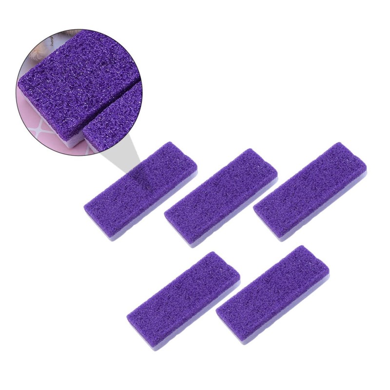 FRCOLOR 5pcs Foot Pumice Stone Callus Remover Double-sided Foot Scraper