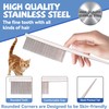 Grooming Pet Comb Rat Tail Dematting Cat and Dog Comb，Rounded