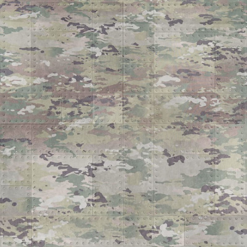 Scrapbook Customs 30430 Army and Faux Metal Rivets 12 x