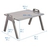 ECR4Kids Table2Go, Lap Desk, Grey Wash
